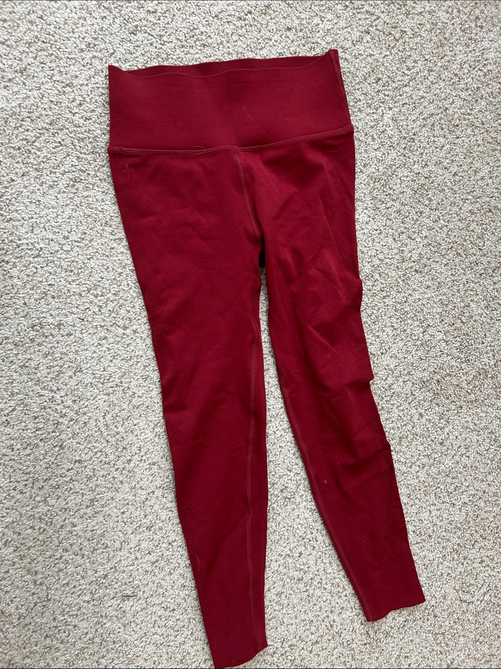 Fabletics Women's High-Waist Burgundy Leggings